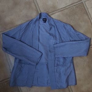 Eileen Fischer lavender lilac kimono silk jacket